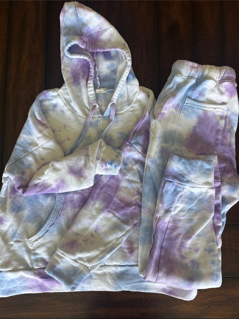 Listing Title: FP Movement by Free People Tie-Dye Pullover Hoodie & Sweatpants S